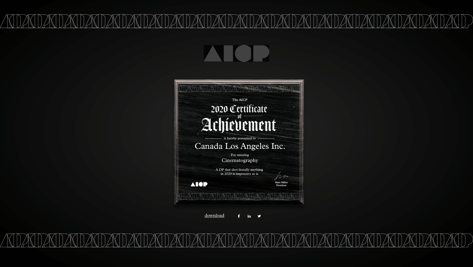 generated award